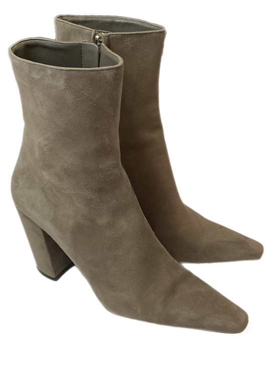 Jimmy Choo Shoes - Authentic Jimmy Choo ZADIE Tan  Boots EU 38/8US Designer Block Heels Mid Calf